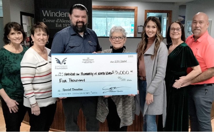 Windemere Coeur d’Alene Realty foundation donates $5,000